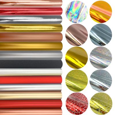 Chrome Meridian Texture Printed Adhesive Craft Vinyl Gold Silver Red Sheet Make Signs Graphics To Cup Glass Decor DIY for Cut