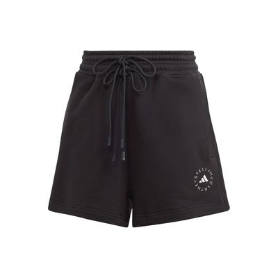 Stella McCartney Adidas X Stella McCartney Co-Branded Solid Logo Drawstring Shorts Women Shorts Black IK9093