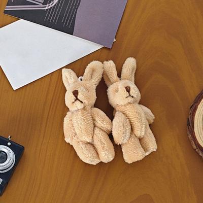Waldorf Doll Rabbit Bear Plush Toy Handmade Soft Stuffed Animal for Kids Hypoallergenic