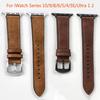 New Leather Strap for Apple Watch Band Ultra 2 49mm 46mm 44mm 45mm 42mm 41mm 40mm Bracelet Iwatch Series 10 9 8 7 6 5 4 Correas