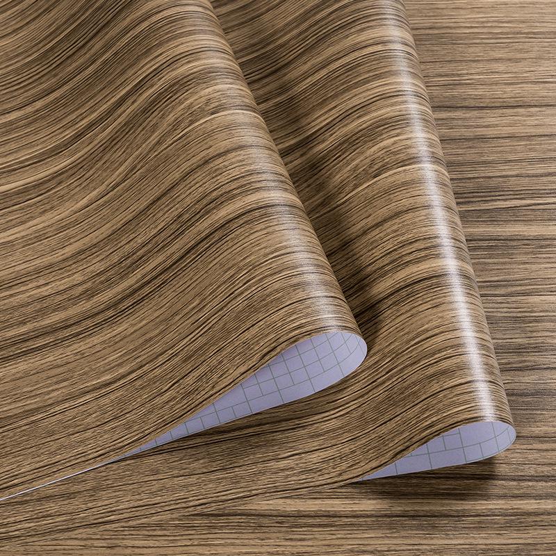 Thick Wood Grain Self-Adhesive Waterproof Wallpaper for Doors & Furniture Renovation