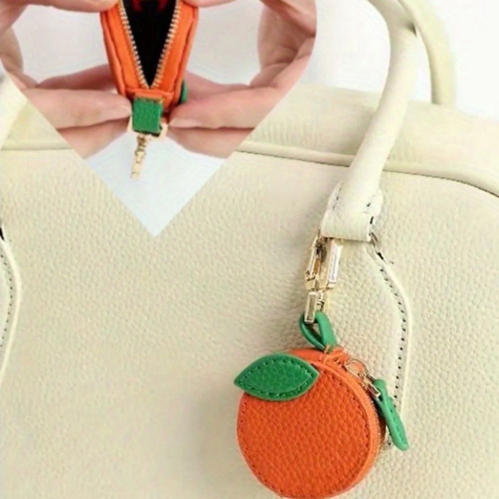 Wallet Fruit Shaped Keychain Door Lock No Card Earphones Anti Loss and Anti Drop Fashion Keychain Pendant Accessories Gifts