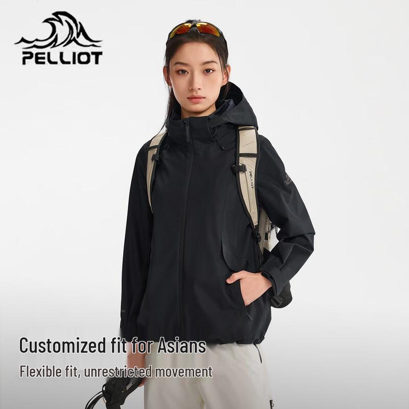 PELLIOT Women's Outdoor Windproof Rainproof Shell Jacket