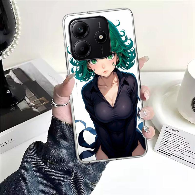 One P-Punch-Man Tatsumaki Soft Phone Case For Xiaomi Redmi Note 15 14 14S 13 12 Pro Plus 12S 11 11S 11E 10 10S 11T 5G Fundas Coq
