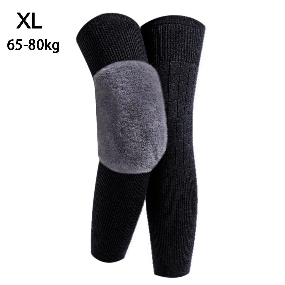 Thickened Winter Knee Pads Plus Velvet Leg Sleeves New Knee Support Unisex