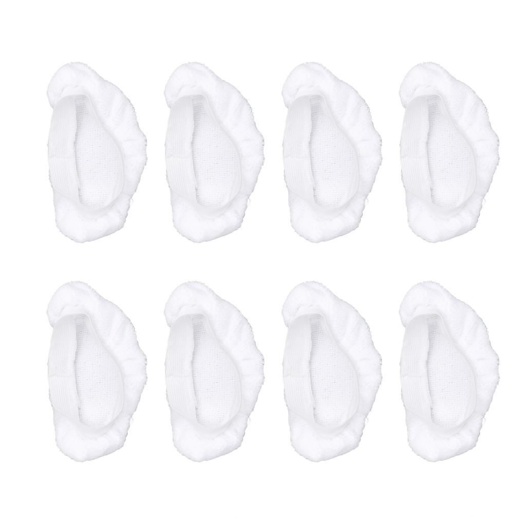 8 Pcs Steam Mop Pads for Handheld Steam Cleaner Reusable Universal Washable Microfiber Cloths