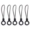 Black Circle Mobilní Telefon Lanyard Malé lano Hlava Mobilní popruh Klíčenky Háčky