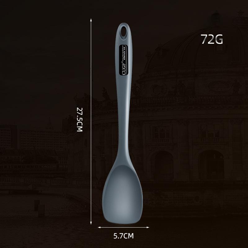 

Силиконовая кухонная утварь Лопатка с антипригарным покрытием Кухонная утварь Половник Венчики для взбивания яиц Лопатка Ложка для супа Набор кухонных принадлежностей Кухонные принадлежности Silicone salad shovel