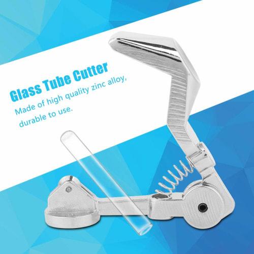 TOPINCN Glass Tube Cutter, Zinc Alloy, 3mm Thickness, 40mm Diameter, 6.5*7.2cm, for Glass Tubes and Pipes