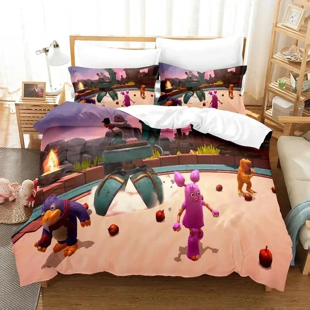 My Singing Monsters Anime Comfortable Duvet Quilt Cover Pillowcase Bedding Set Children Bedroom Decoration Home Textile