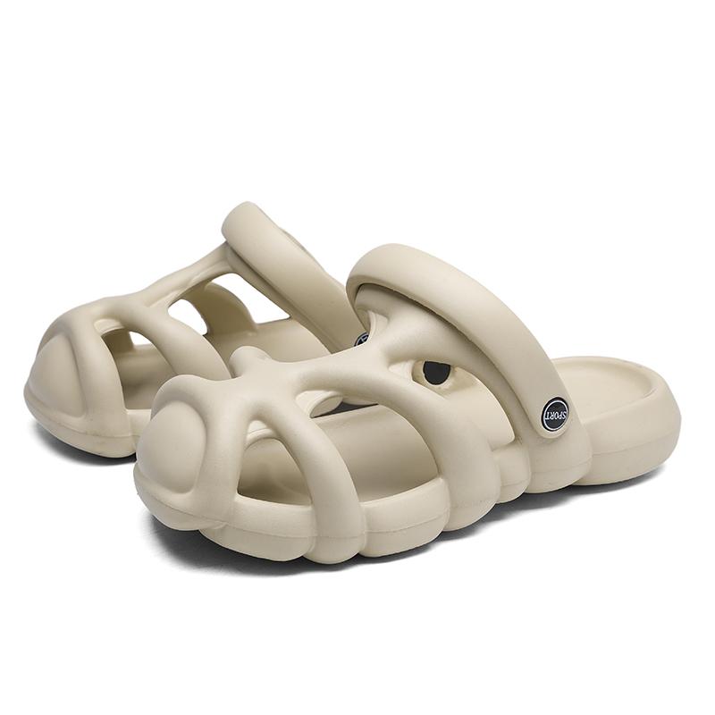 

Модные шлепанцы, повседневная обувь инновационного дизайна, мужские легкие домашние тапочки с мягкой подошвой, высококачественные эксклюзивные фирменные шлепанцы 39