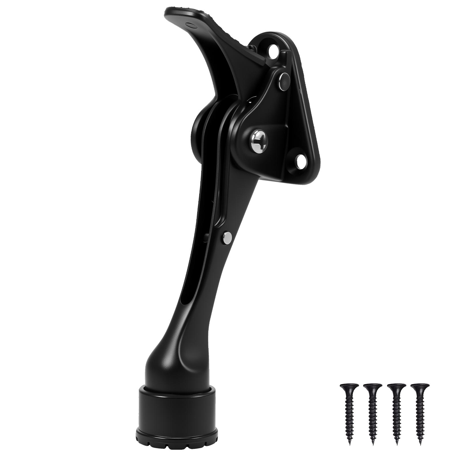 

1Pc/2Pcs 5 Inch One Touch Adjustable Height Door Stop Zinc Alloy Door Stopper Alloy Foot-Operated Lever Door Hardware