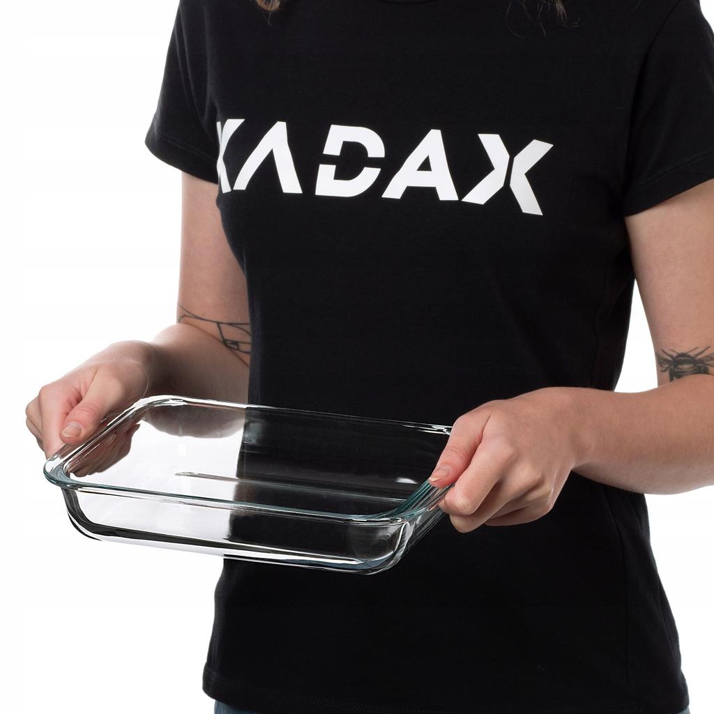 KADAX Naczynie Żaroodporne Prostokątne Szklane małe Do Zapiekania