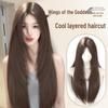 Natural Seamless Long Straight and Curly Full Head Wig for Women