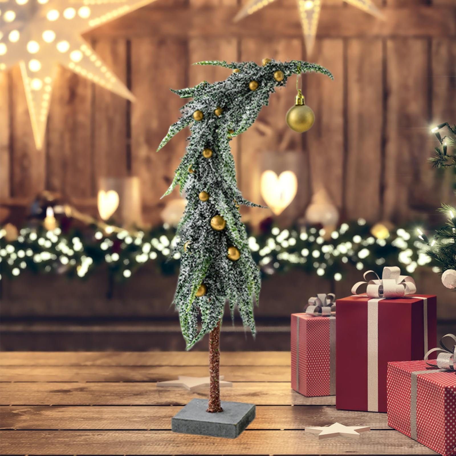 

Искусственная причудливая рождественская елка рождественский декор свадьба мини маленький для 10x36 cm