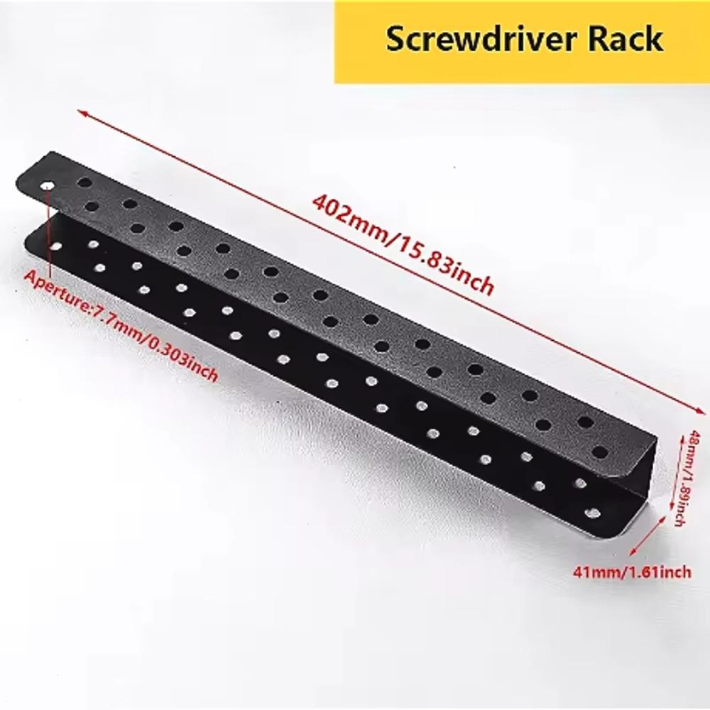1Pcs Workshop Accessory Pliers Holder Hammer Plier Wall Mounted Screwdriver Wall Rack Hand Tool Steel Tool Storage Organizer