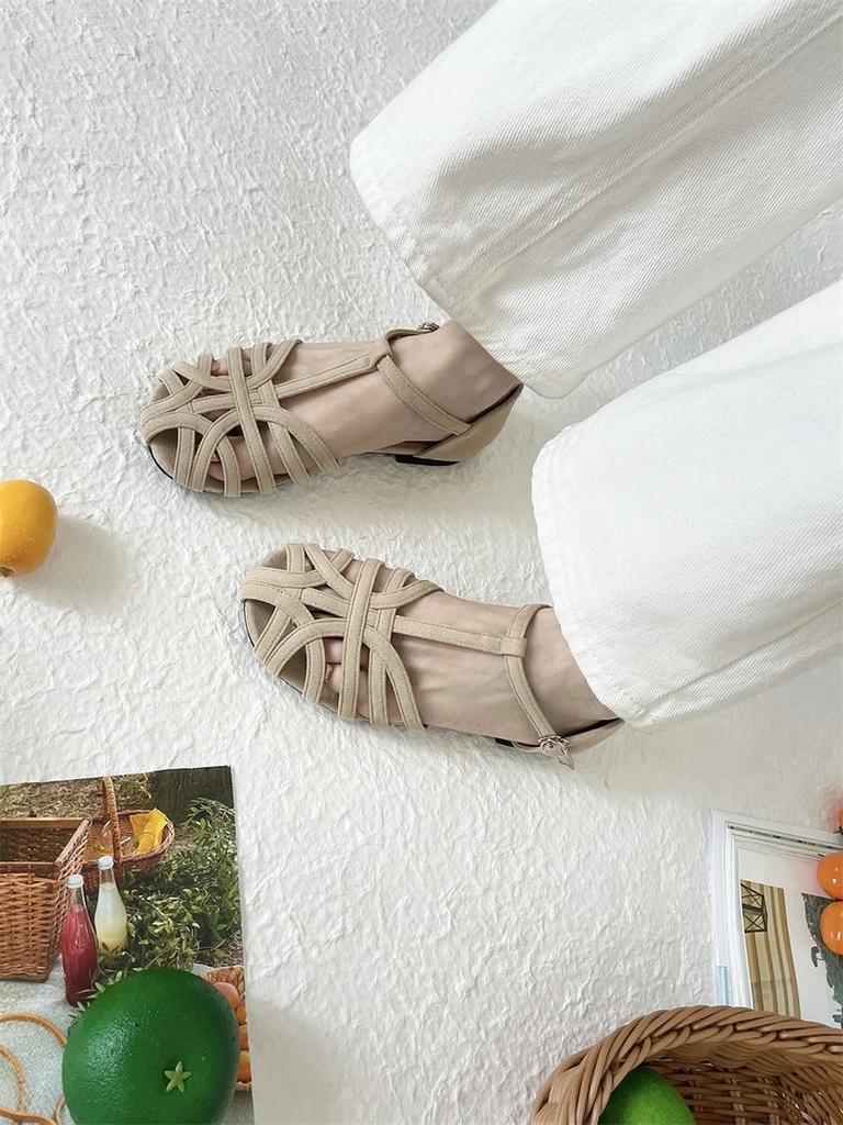 New Foreign Trade Fashion Xiaoxiangfeng Handmade Shoes Are Super Good-looking and Versatile Ins Original Lightweight and Breathable Fashion Sandals