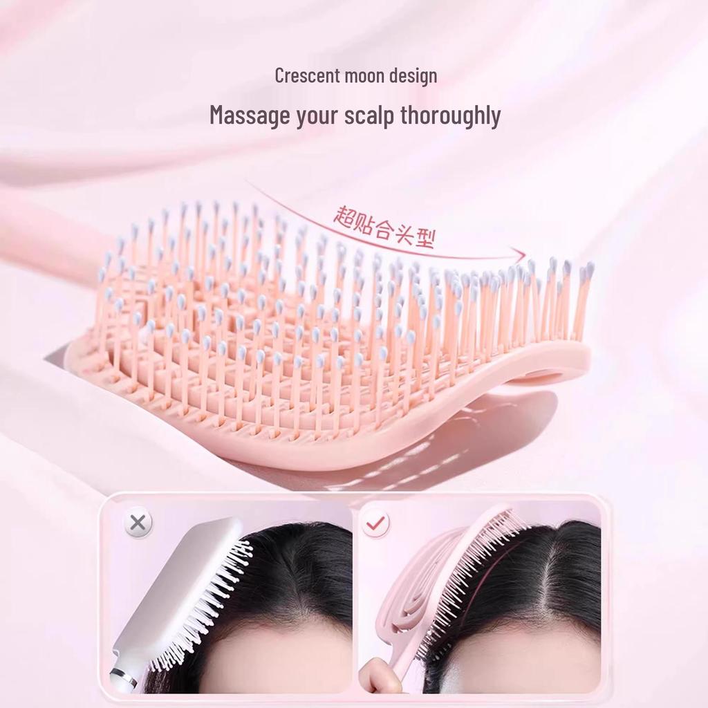 Women's Fluffy High Crown Styling Massage Comb for Long Hair