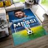 Messi Personalized Text Carpet Design for Foyer Bedrooms Entryway Playrooms Antislip Carpet Anime Office Decor Perfect Birthday/Christmas Gift Idea