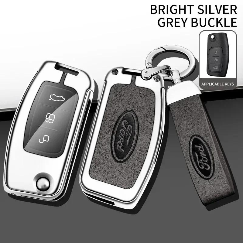 

Автомобильная наклейка 2025 Горячая Новая Новый Чехол для Ключа Автомобиля Чехол Брелок Защитный Корпус Держатель Брелока Для Ford Focus 2 MK2 Fiesta Mondeo Galaxy Fa