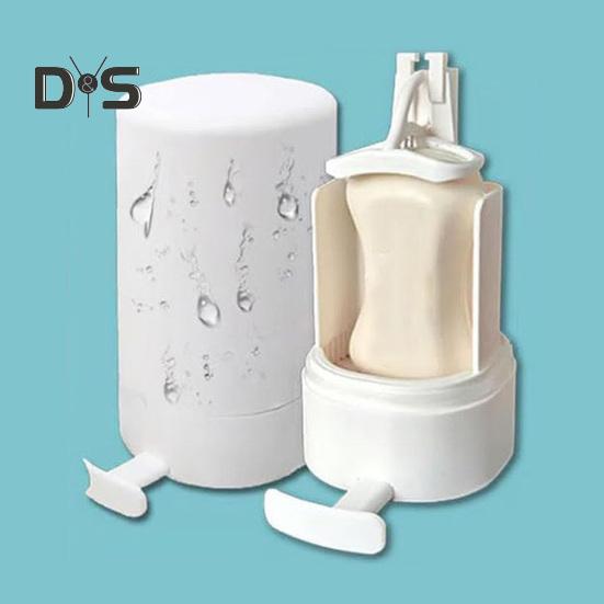 Nástěnný mlýnek na mýdlo se 3 nastavitelnými úrovněmi Duální vysoušecí přihrádky Snadná instalace Dávkovač mýdla