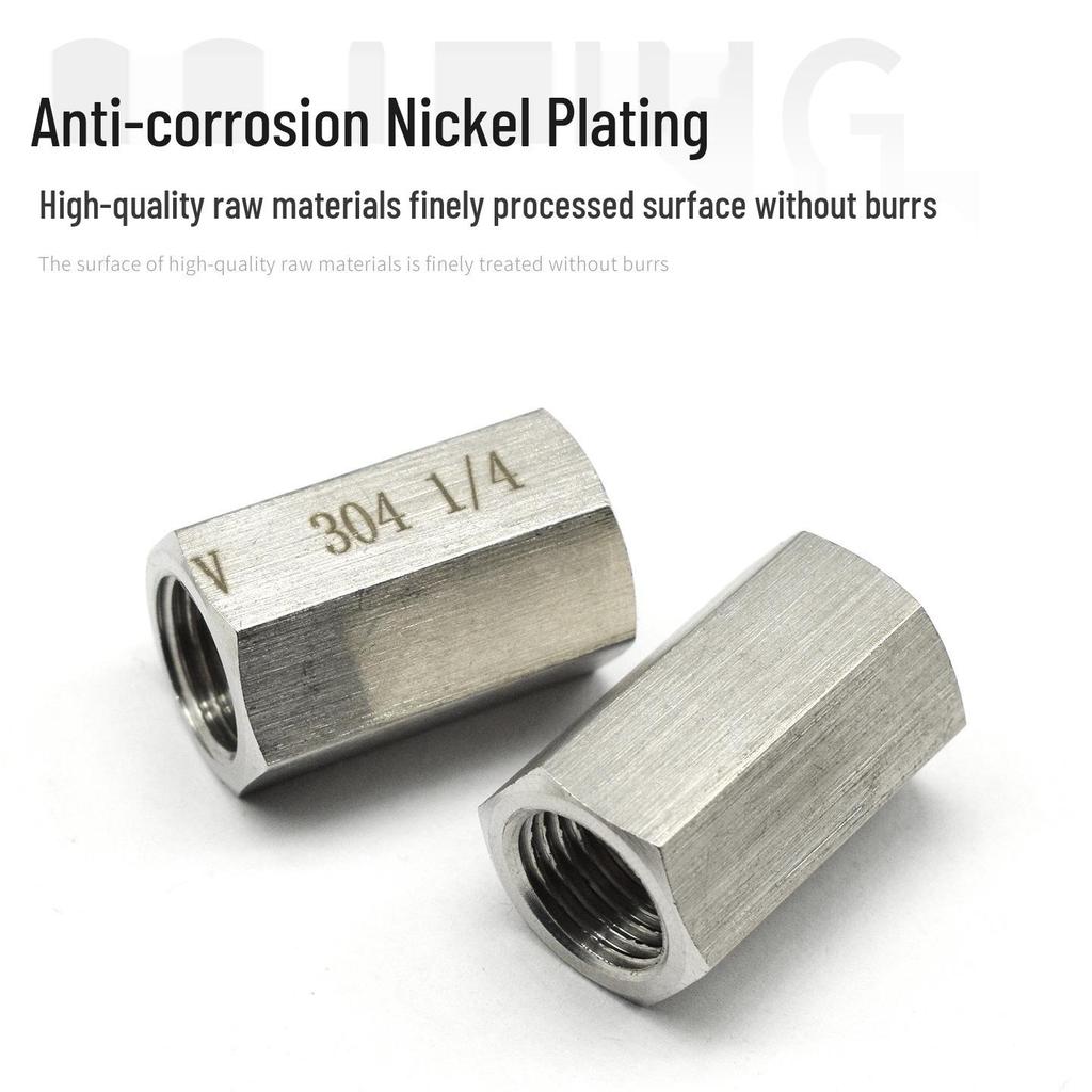 Pneumatic Threaded Straight Connector BU/BB Series