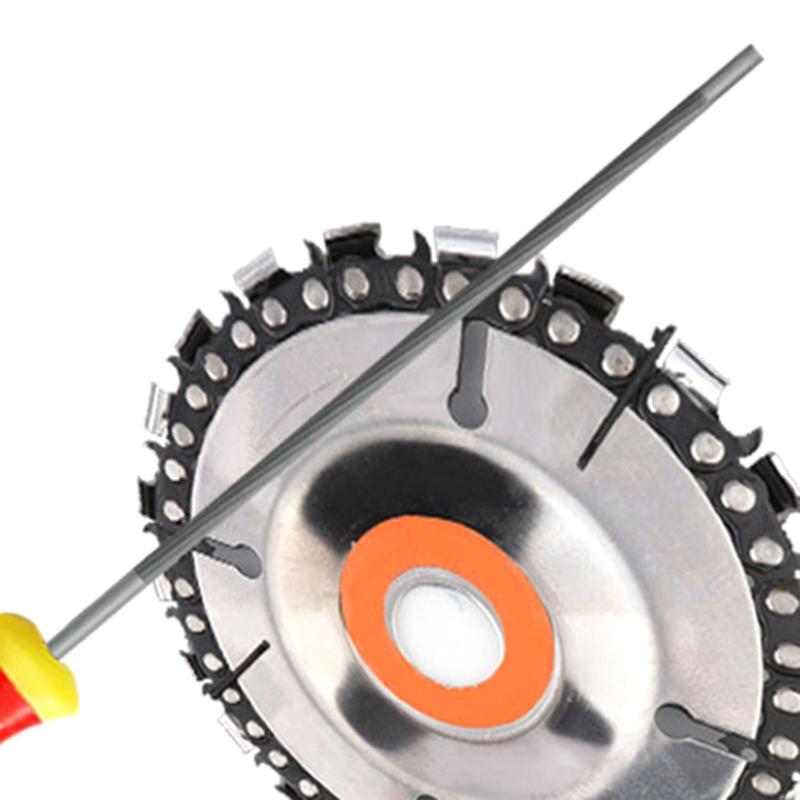 3 Pcs/Set Round High Carbon Steel Sharpening Chainsaw Saw Chain Files Sharpener for Woodwork Chainsaw File 4/4.8/5.5mm