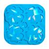 Holographical Silicone Coaster Mold for Home Decoration Rainbow Effect Flower Cup Mat Mould Gift for Crafting Lover