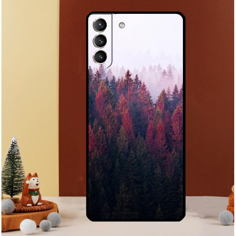 Nature Forest Mountain Case For Samsung Galaxy S24 S26 Ultra S22 S23 S25 Ultra S20 S21 Plus S10 S25 FE Cover Funda
