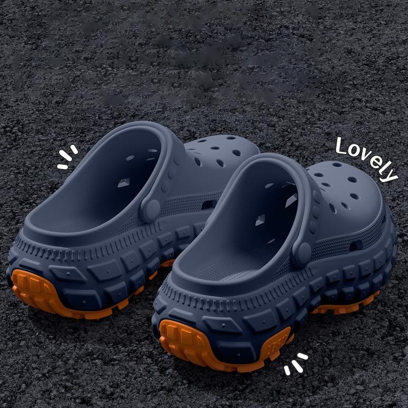 Scarpe da Uomo Traspiranti Antiscivolo con Fori per Guidare Estive Antiscivolo Calzature Esterne Sandali da Pesca da Spiaggia