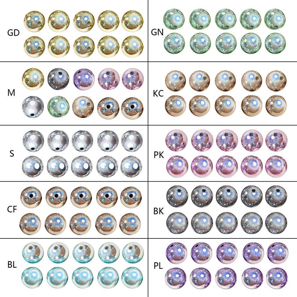 Reflective Round Beads Versatile Bead for DIY Projects and Home Decorations