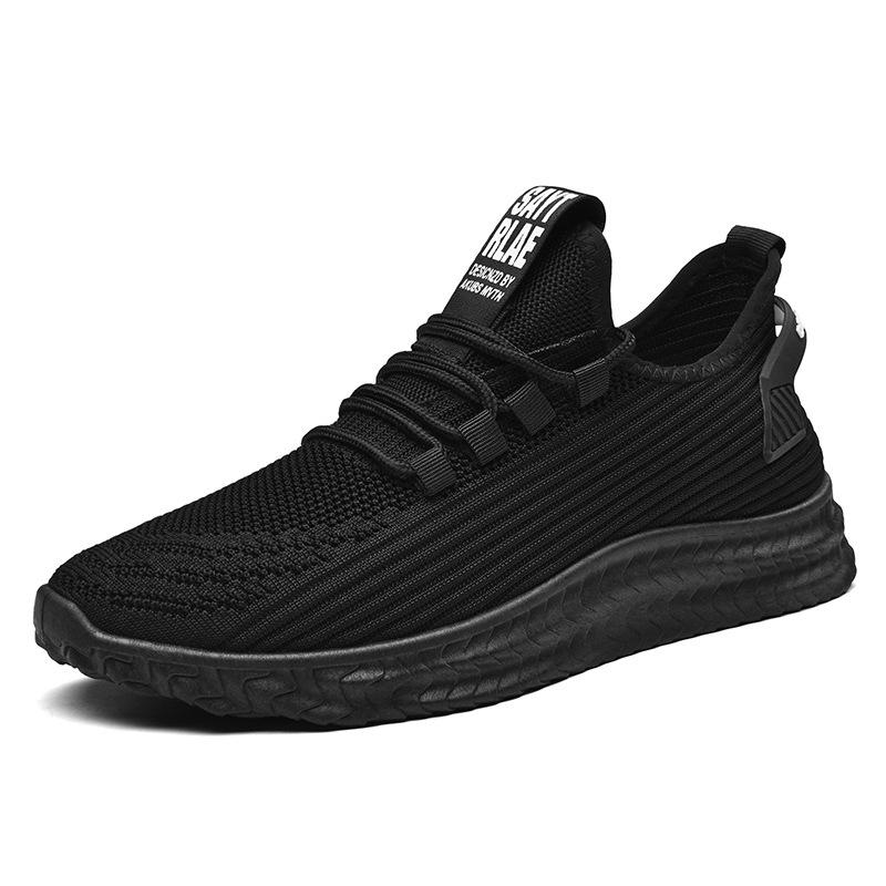 Spring new men's shoes fly-woven sports shoes men's fashion casual shoes running shoes men's