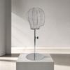 Metal Wire Mannequin Head Display Stand Freestanding for Boutique Owners