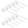 10Pcs Plastic Measuring Spoons Food Safety Material Coffee Measuring Scoop for Milk Powder Baking Powder Liquid Seasoning