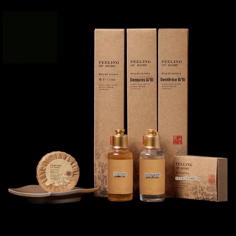 Xiaoyueya Disposable 7-Piece Hotel Toiletries Set (50-Count)