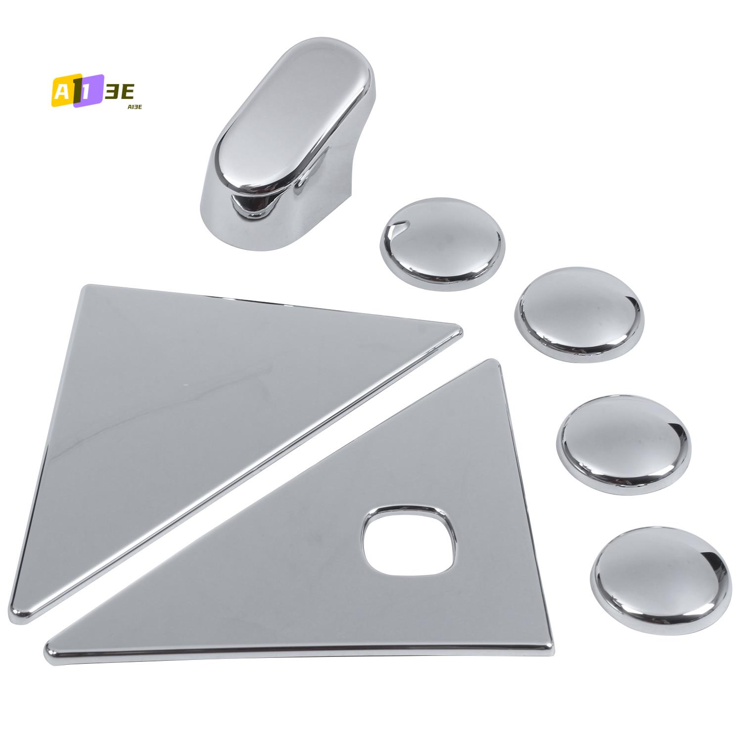 A03E-Pcs Chrome Rear Window Trims For Toyota Land Cruiser Prado Fj 150 Accessories