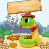 Kids Electric Rattlesnake Toy  Battery Powered Desktop Trick Game with Cartoon Snake,Cowboy Hat Treasure Coins,Interactive Sound Effects for Christmas