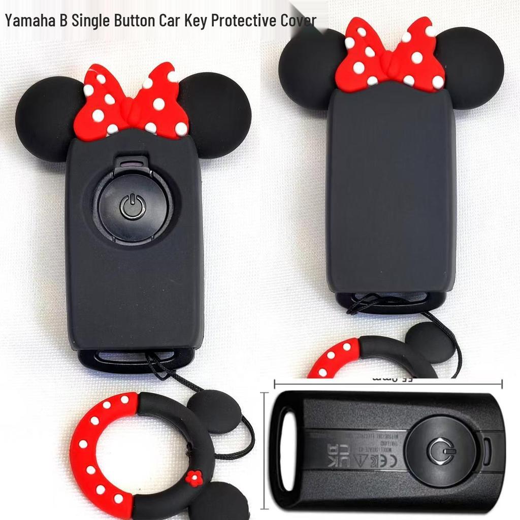 Cat Paw Cartoon Key Cover for Yamaha & Honda Motorcycles