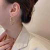Summer Colorful Textured Hoop Earrings: Korean Fashion S925 Sterling Silver Luxury