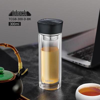 TCGB-300 Double-Wall Glass Tea Infuser Bottle