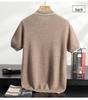 Men's Cashmere Polo Neck Short Sleeve Sweater - Autumn/Winter Business Casual