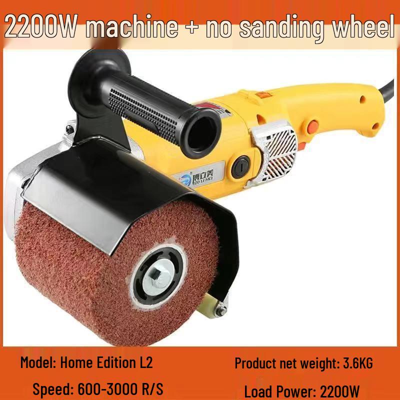 Hot Selling Stainless Steel Handheld Electric Polisher: Rust Remover & Mirror Surface Metal/Wood Wire Drawing Machine