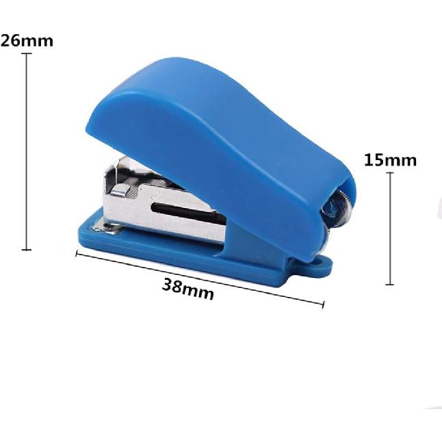 10 Set Mini Office Stapler with 10# Staples, Portable Desktop Stapler for Students