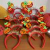 Cartoon Snake Year Headband Red Hairband Festive New Year Headwear  Party Decoration
