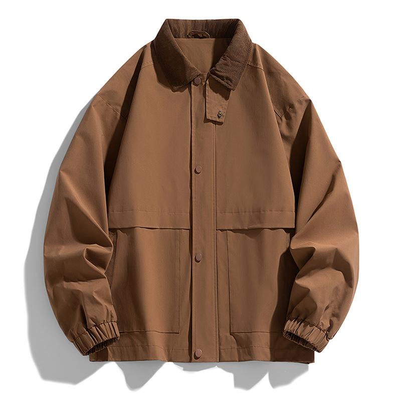 Spring and Autumn New Plaid Jackets Men's Casual Versatile Shirts Loose Street Jackets Ruffian Handsome Long Sleeve Jackets Men's Clothing