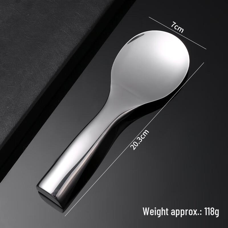 

ZISIZ 304 Stainless Steel Non-stick Standing Rice Spoon
