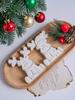 Christmas Reindeer Ornament Silicone Molds DIY Handmade Soap Scented Candle Elk Mold Gypsum Resin Craft Mould Home Decor Gifts