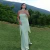 Import and Export Party Dress Women's Temperament Elegant Slim Tube Top Streamer Hip Wrap Dress