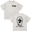 Forward Observations Group Skeleton Skull Vintage Washed Tshirt Men Clothing Fashion Gothic Oversized Casual T Shirt Streetwear