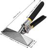 Ergonomic Handle Hand Seamer Pliers 6 Inch Offset Straight Jaw Seamer  HVAC Ductwork